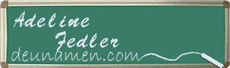 Adeline Fedler Visitenkarte